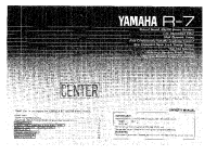 Yamaha R-7 - Owners Manual